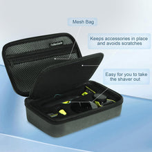 Load image into Gallery viewer, Luxury Hard Carrying Case for Philips Norelco OneBlade 360 Hybrid Electric Trimmer, QP2630 QP2520 QP2530 QP2620, Travel Storage Bag for Men Razor Shaver Guard Replacement Blades