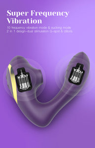 Oga - 2 in 1 sucking vibrator