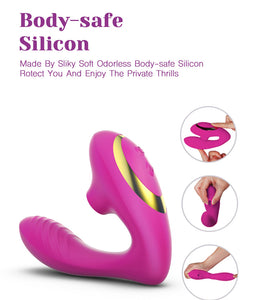 Oga - 2 in 1 sucking vibrator